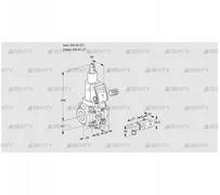 VAS250R/LWSR (88015245) Газовый клапан Kromschroder