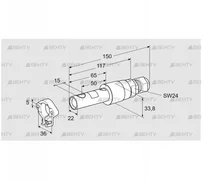 UVS 5 G1 (84333031) УФ датчик пламени Kromschroder