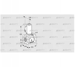 VAS9T125A05NAGLB/PP/MM (88207108) Газовый клапан Kromschroder