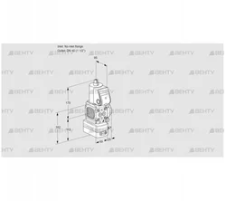 VAD2-/40R/NW-50A (88001405) Газовый клапан с регулятором давления Kromschroder