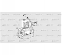 VCS8100F05NNWSRB/MPPP/PPPP (88207434) Сдвоенный газовый клапан Kromschroder