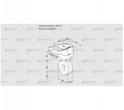 IBG40/25Z05/20-15Q3E (88302022) Дроссельная заслонка Kromschroder