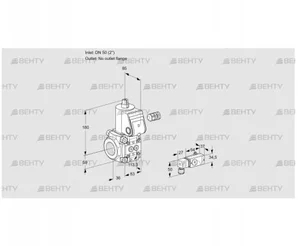 VAS350/-R/NW (88007952) Газовый клапан Kromschroder