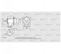 ZIO 200HB-100/35-(21)D (84277014) Газовая горелка Kromschroder