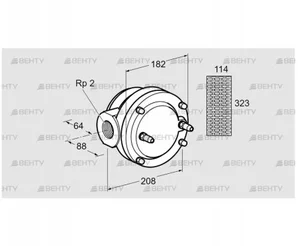 GFK 50R10-6 (81940090) Газовый фильтр Kromschroder