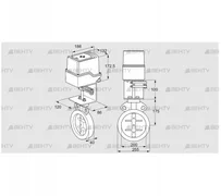 IDR200Z03D450AU/50-60W30TR10 (88303127) Дроссельная заслонка Kromschroder