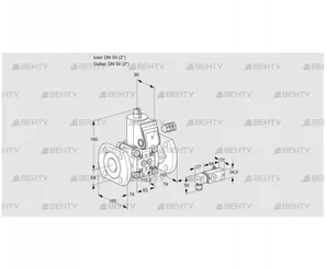 VAS350F/NW (88034026) Газовый клапан Kromschroder