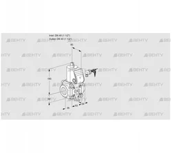 VAS340R/NQ (88000596) Газовый клапан Kromschroder