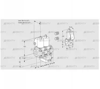 VCG1E15R/15R05NGEWL3/PPBS/PPPP (88106840) Клапан с регулятором соотношения Kromschroder