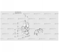 VAD1T20N/NQ-100A (88007594) Газовый клапан с регулятором давления Kromschroder