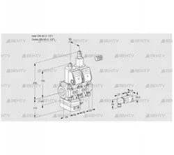 VCD2E40R/40R05D-25LWR/2-PP/PPPP (88100234) Регулятор давления Kromschroder