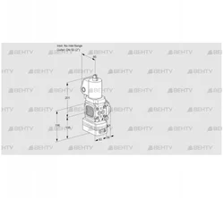 VAG3T-/50N/NQSLAN (88029807) Газовый клапан с регулятором соотношения Kromschroder