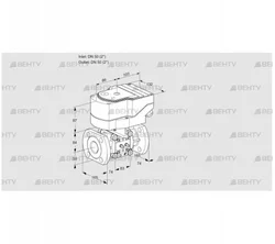 IFC350/50F05-32MMMM/20-60W3TR10 (88303396) Регулирующий клапан с сервоприводом Kromschroder