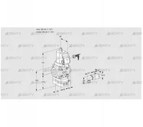 VAD240R/NWSR-50A (88019474) Газовый клапан с регулятором давления Kromschroder