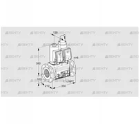 VCS8T100A05NLQGRE/MMVM/MMMM (88207950) Сдвоенный газовый клапан Kromschroder