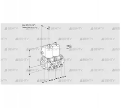 VCS1E15R/15R05NNKL/PPMM/MMPP (88104064) Сдвоенный газовый клапан Kromschroder