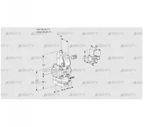 VAG125R/NWAE (88007446) Газовый клапан с регулятором соотношения Kromschroder