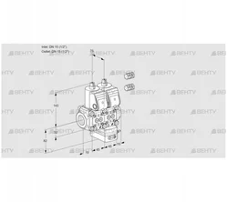 VCG1E15R/15R05NGEWR3/PPPP/PPPP (88104369) Клапан с регулятором соотношения Kromschroder