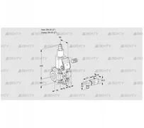 VAS350R/LW (88001722) Газовый клапан Kromschroder