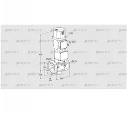 VK 65F31W5XG43DV (85314213) Газовый клапан с приводом Kromschroder