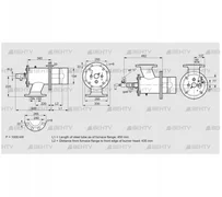 ZIO 200KBL-450/435-(38)D (84277156) Газовая горелка Kromschroder