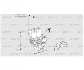 VCD2E40R/40R05FND-100VWL/PPPP/4-PP (88107531) Регулятор давления Kromschroder