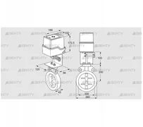 IDR300Z03D100AS/50-60W30E (88302495) Дроссельная заслонка Kromschroder