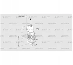 VAG1-/25R/NQSLAE (88016767) Газовый клапан с регулятором соотношения Kromschroder