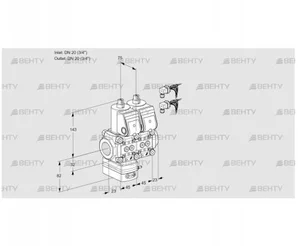 VCD1E20R/20R05D-100NWR6/PPPP/PPPP (88106578) Регулятор давления Kromschroder