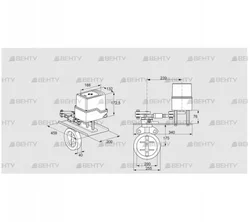 IDR200Z03D650GAW/50-15W15E (88303856) Дроссельная заслонка Kromschroder