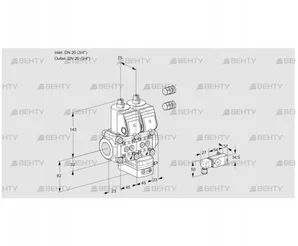 VCD1E20R/20R05ND-50QR3/3-PP/PPPP (88105727) Регулятор давления Kromschroder