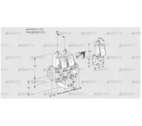 VCH2E40R/40R05NHEVQR/PPPP/PPBS (88105722) Клапан с регулятором расхода Kromschroder