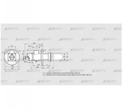 BIC 65HB-250/385-(34A)ER (84031540) Газовая горелка Kromschroder