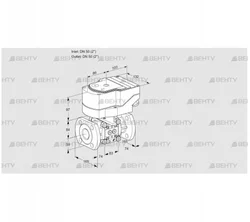 IFC350/50F05-32PPPP/40A2A (88303734) Регулирующий клапан с сервоприводом Kromschroder