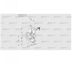 VAD240R/NW-100A (88001558) Газовый клапан с регулятором давления Kromschroder