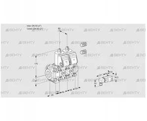 VCS2E50R/50R05F2NNWR3/PPPP/3-PP (88100865) Сдвоенный газовый клапан Kromschroder