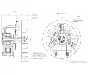 Электродвигатель ebmpapst R2K150/0027A10-4218bd Вентилятор