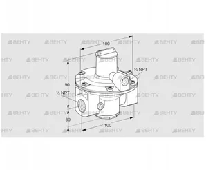 GDJ 15TN04-0LZ (03155096) Регулятор давления Kromschroder