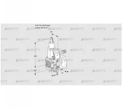 VAS3-/50F/LW (88005594) Газовый клапан Kromschroder