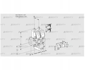 VCD2E40R/40R05ND-50WR6/3-PP/PPPP (88101206) Регулятор давления Kromschroder