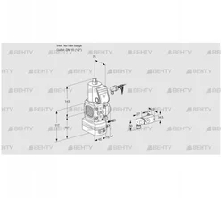 VAG1-/15R/NWBE (88033869) Газовый клапан с регулятором соотношения Kromschroder