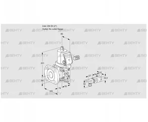 VAS350/-F/NWSR (88026173) Газовый клапан Kromschroder