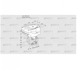 IFC3T50/50N05-40MMPP/20-15Q3E-I (88303305) Регулирующий клапан с сервоприводом Kromschroder