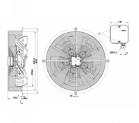 Осевой вентилятор ebmpapst S6D560AJ0302