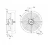 Осевой вентилятор ebmpapst W2E300CP0230