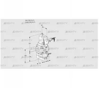 VAG350R/NWSRAE (88030796) Газовый клапан с регулятором соотношения Kromschroder